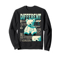 Y2K Bear Bold Urban Graffiti Sweatshirt - Minimalist Print for Adults - T-Shirt, Sweatshirt, Hoodie