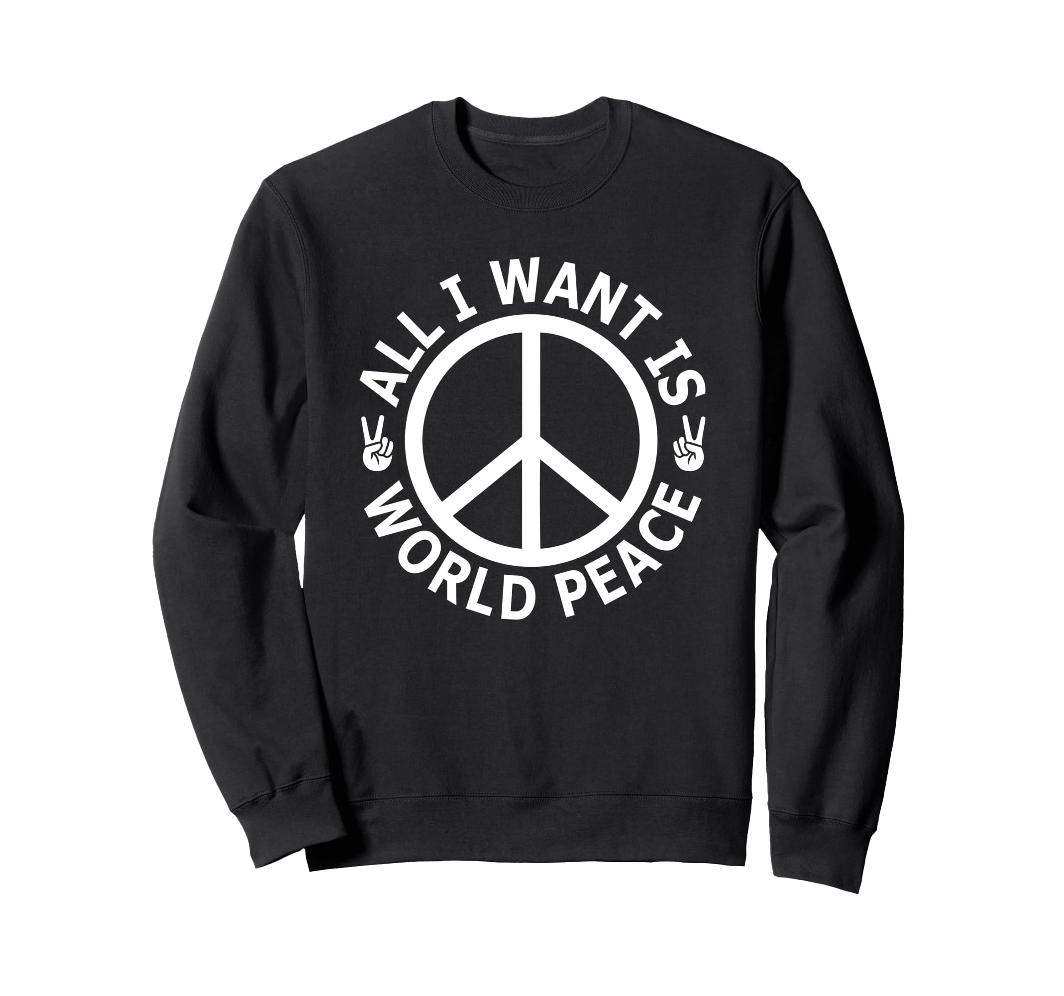 Peace Sign World Peace Boho Sweatshirt - Streetwear Style for Adults - T-Shirt, Sweatshirt, Hoodie