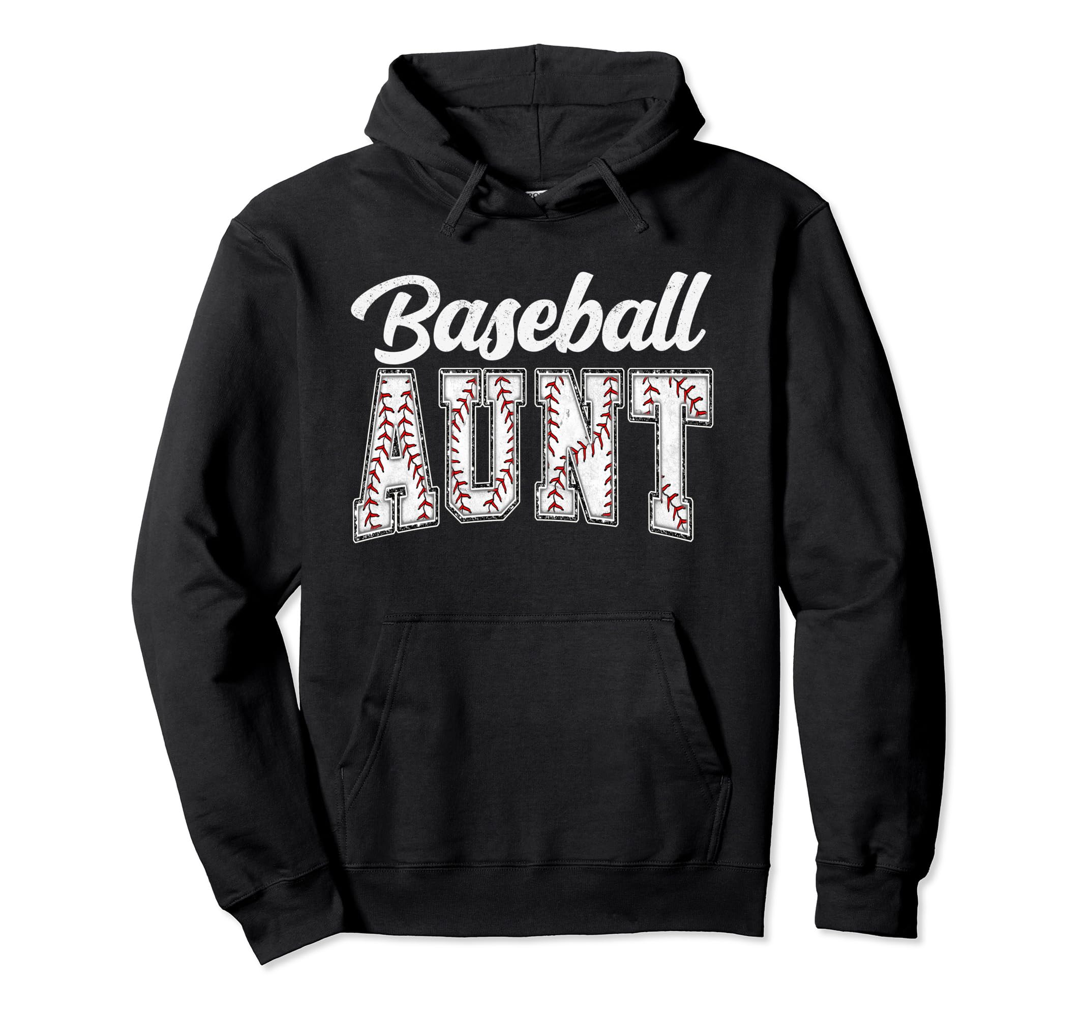 Baseball Aunt Baseball Auntie Nephew Hoodie - Fun Novelty Design Men Women - T-Shirt, Sweatshirt, Hoodie