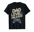 Dad Level Unlocked Gamer Fathers Day T-Shirt - Novelty Apparel for Adults - T-Shirt, Sweatshirt, Hoodie