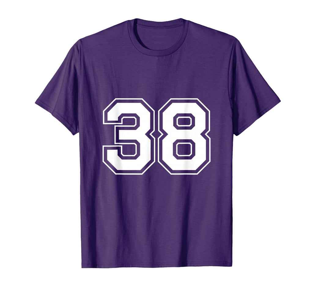Big Numbers Large Varsity Number Gifts Hoodie - Graphic Print for Adults - T-Shirt, Sweatshirt, Hoodie