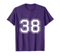 Big Numbers Large Varsity Number Gifts Hoodie - Graphic Print for Adults - T-Shirt, Sweatshirt, Hoodie
