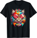 Hippie Cat Apparel - Adult & Kids T-Shirts, Sweatshirts & Hoodies apparel design preview 1