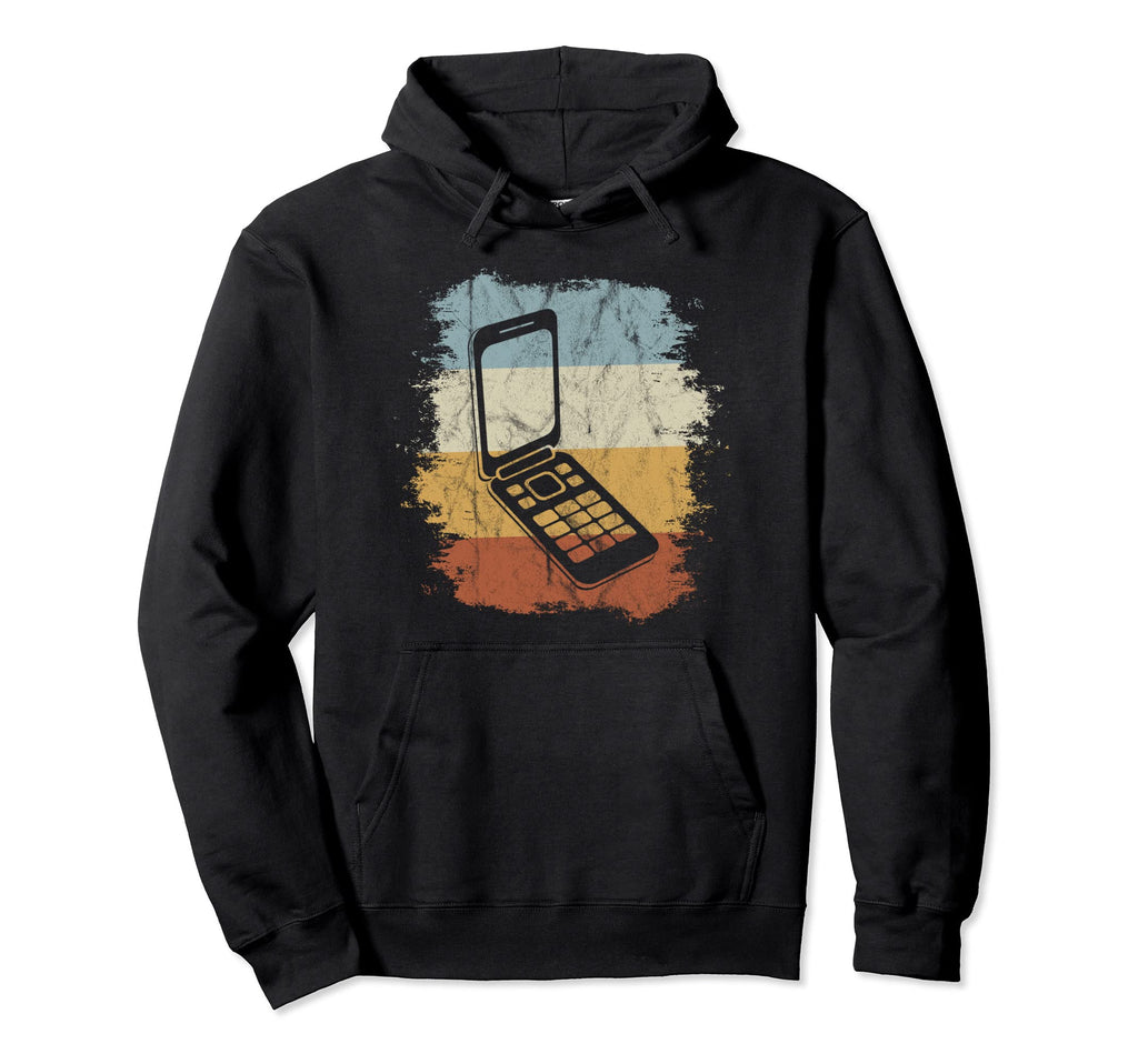 Oldschool Flip Phone Aesthetics Y2K Fun Hoodie - Novelty Apparel Men Women - T-Shirt, Sweatshirt, Hoodie