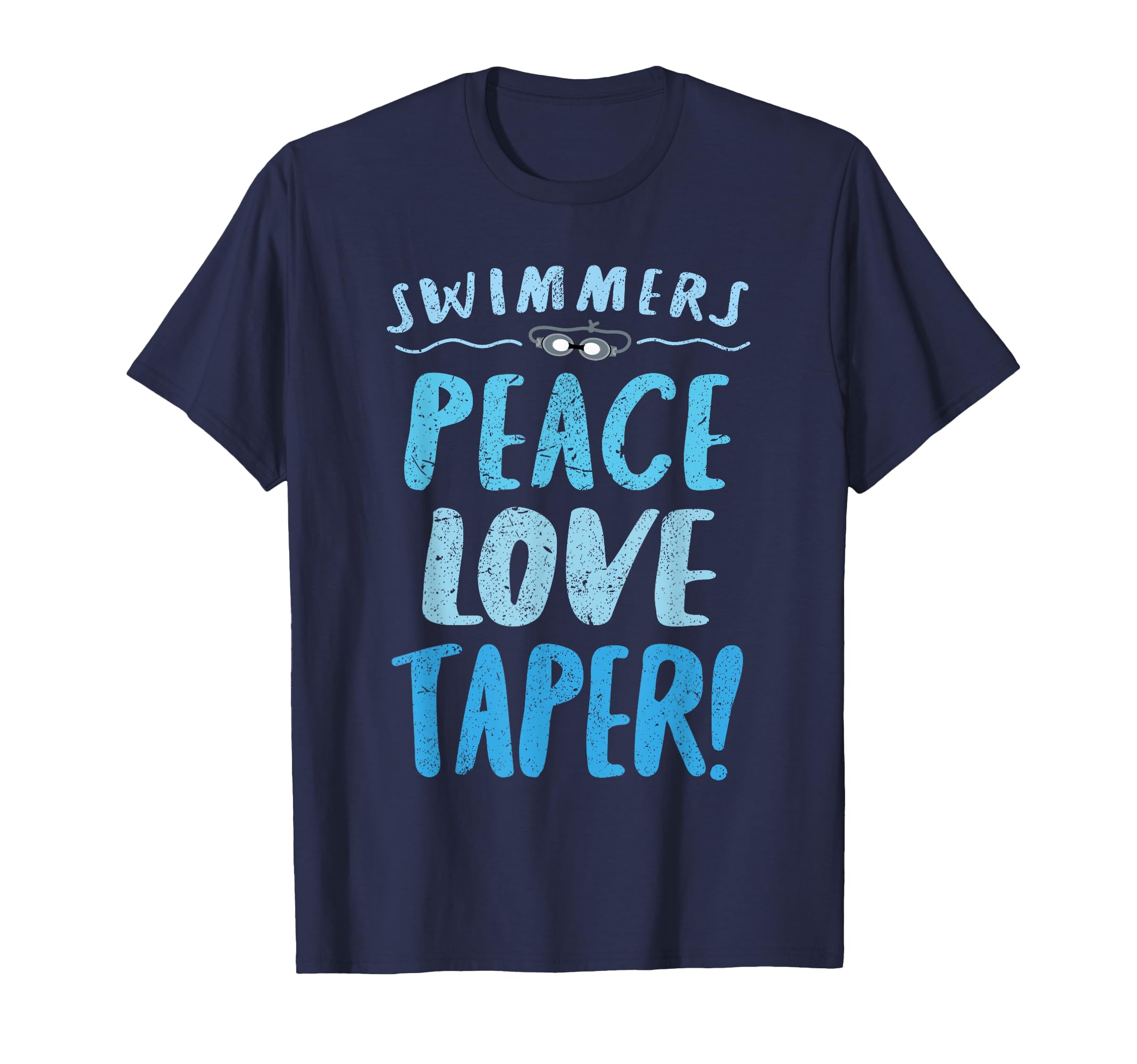 Peace Love Taper Swimmers T-Shirt - Custom Art Print Men Women - T-Shirt, Sweatshirt, Hoodie