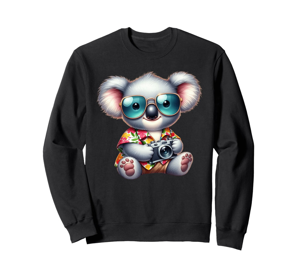 Koala Photographer Tropical Sweatshirt - Streetwear Style Men Women - T-Shirt, Sweatshirt, Hoodie