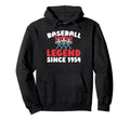 Birthday Baseballer Team Player Sport Hoodie - Graphic Print Unisex - T-Shirt, Sweatshirt, Hoodie
