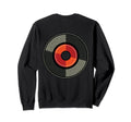 Distressed Vinyl Record Sweatshirt - Aesthetic Graphic for Adults - T-Shirt, Sweatshirt, Hoodie