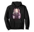 Goth Grunge Demon Anime Waifu Horror Hoodie - Casual Everyday Wear Unisex - T-Shirt, Sweatshirt, Hoodie