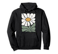 Boho Daisy Flower Botanical Wildflower Hoodie - Aesthetic Graphic Unisex - T-Shirt, Sweatshirt, Hoodie