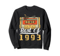 Best 1993 Cassette Tape 30 Years Sweatshirt - Unique Graphic for Adults - T-Shirt, Sweatshirt, Hoodie