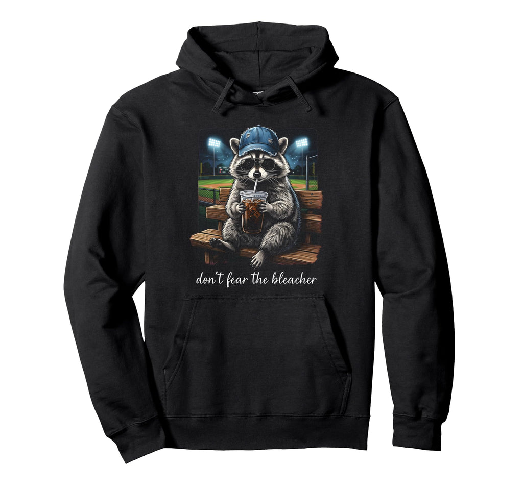 Dont Fear Bleacher Fun Baseball Mama Hoodie - Aesthetic Graphic Men Women - T-Shirt, Sweatshirt, Hoodie