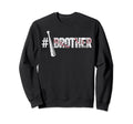 Number One Baseball Brother Sweatshirt - Minimalist Print for Adults - T-Shirt, Sweatshirt, Hoodie