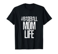 Baseball Mom Life Funny Mom Designer T-Shirt - Custom Art Print Men Women - T-Shirt, Sweatshirt, Hoodie