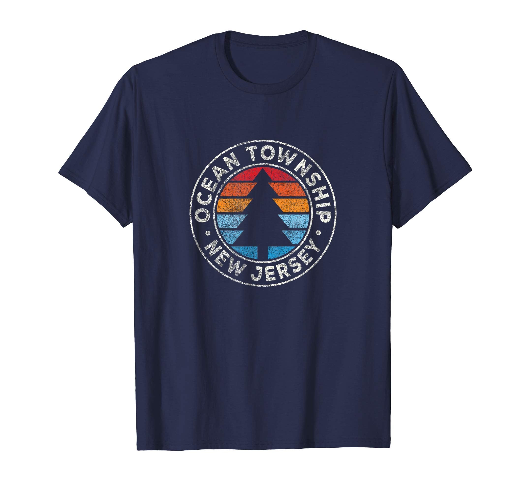Ocean Township New Jersey Nj 70S T-Shirt - Unique Graphic Unisex - T-Shirt, Sweatshirt, Hoodie