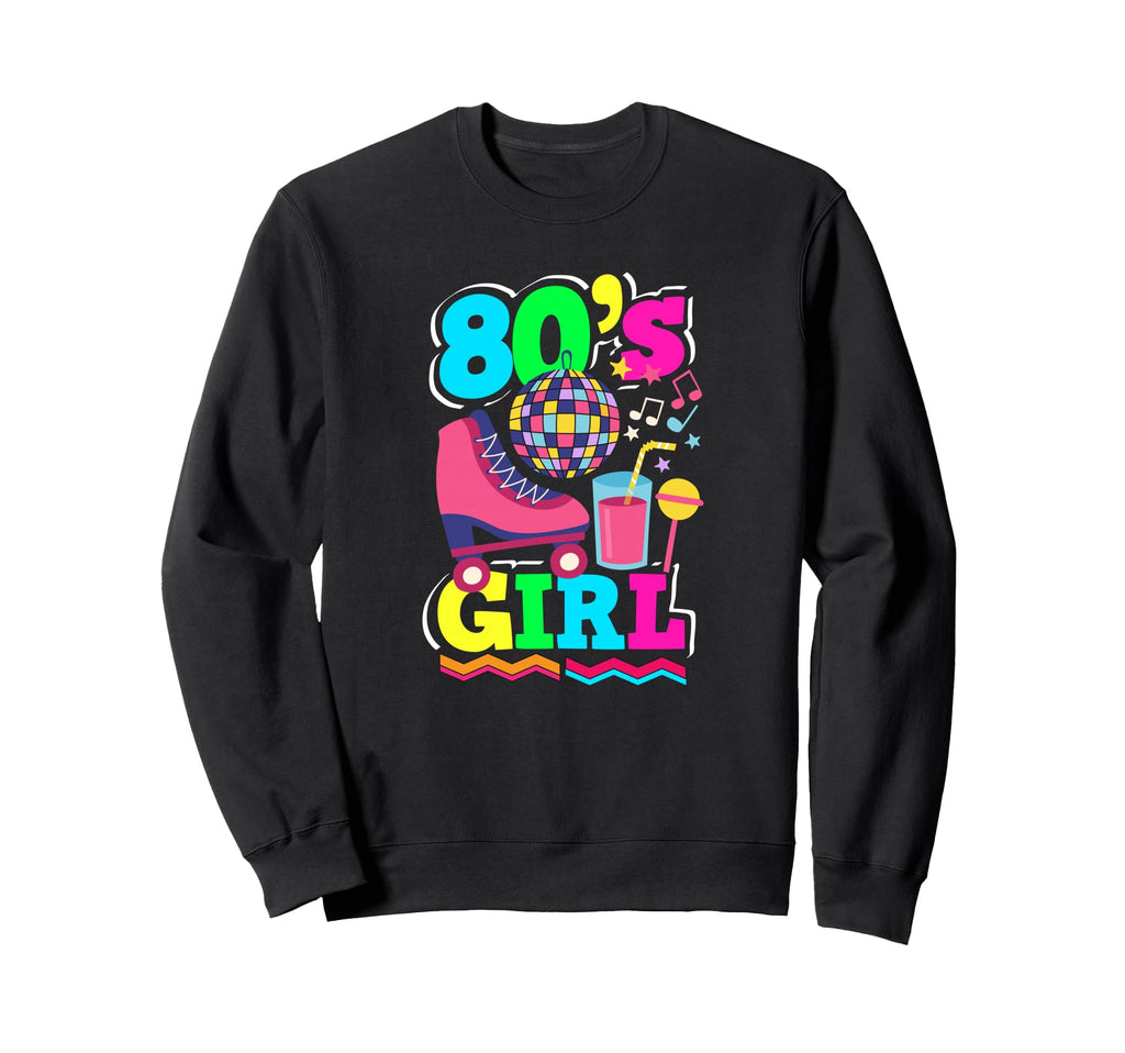 Back To 80S Boombox Roller Skate Sweatshirt - Minimalist Print for Adults - T-Shirt, Sweatshirt, Hoodie