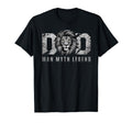 Dad Myth Legend Lion Distressed T-Shirt - Casual Everyday Wear for Adults - T-Shirt, Sweatshirt, Hoodie