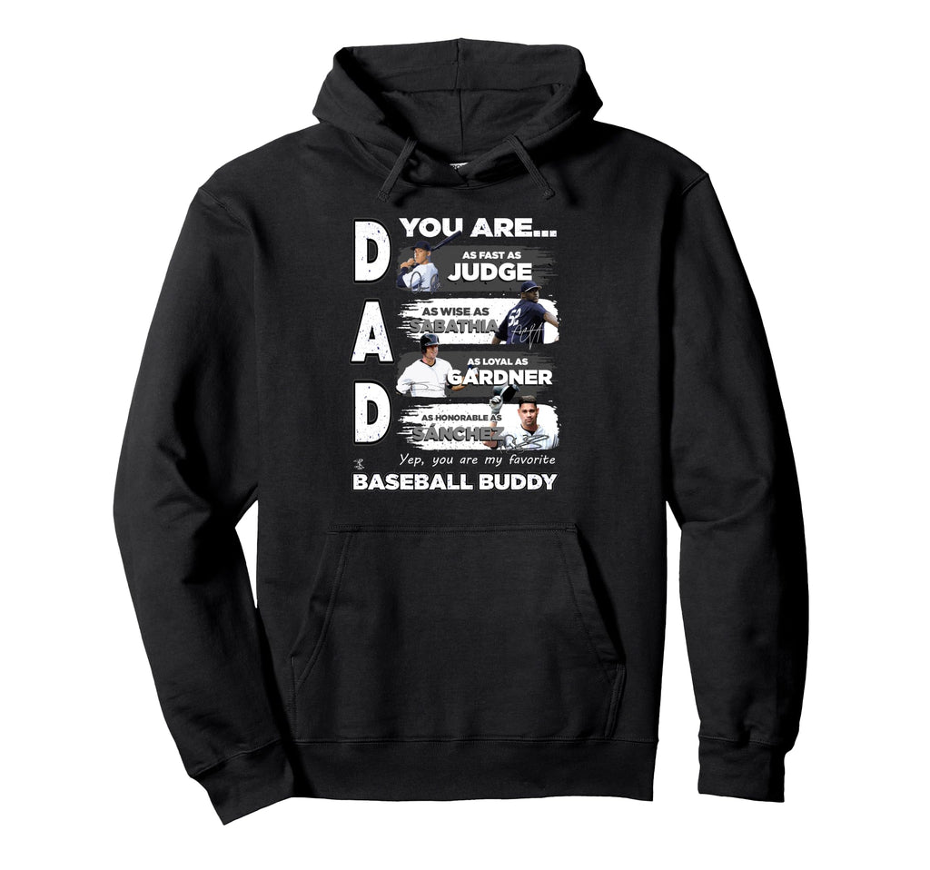 Aaron Judge Baseball Buddy Hoodie - Streetwear Style Unisex - T-Shirt, Sweatshirt, Hoodie