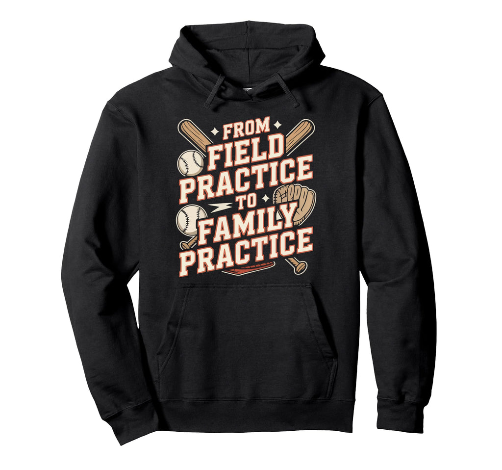 Baseball Dad Baseballer Daddy Baseball Hoodie - Trendy Graphic Men Women - T-Shirt, Sweatshirt, Hoodie