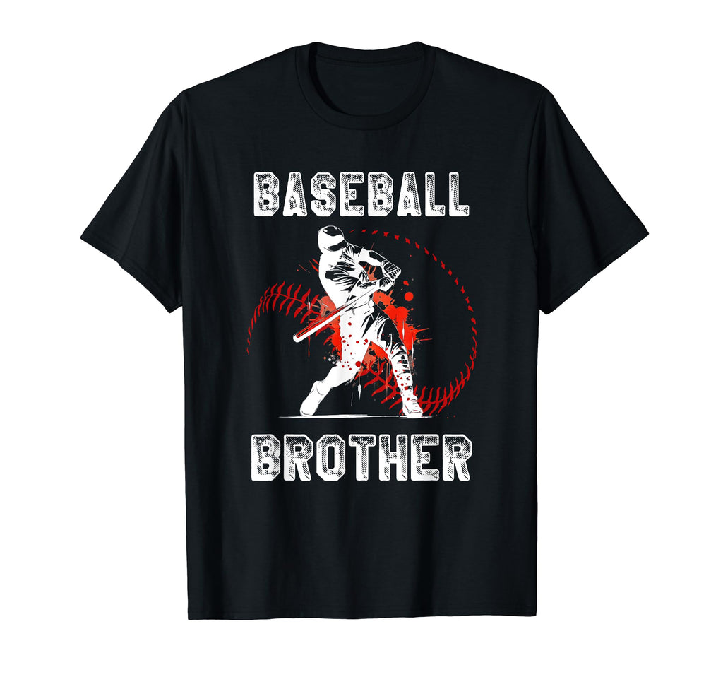 Baseball Brother Gift Brother T-Shirt - Minimalist Print Men Women - T-Shirt, Sweatshirt, Hoodie