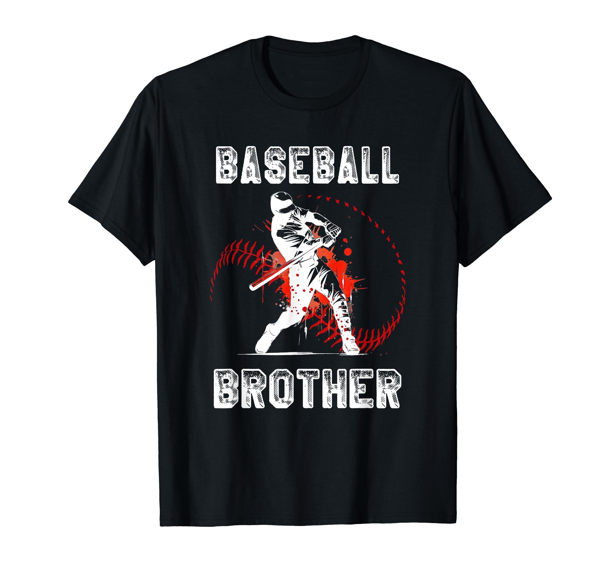 Baseball Brother Gift Brother T-Shirt - Minimalist Print Men Women - T-Shirt, Sweatshirt, Hoodie