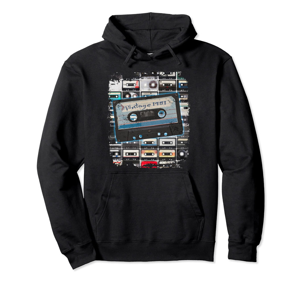 Best 1981 Funny Celebrate Birthday Hoodie - Unique Graphic Men Women - T-Shirt, Sweatshirt, Hoodie