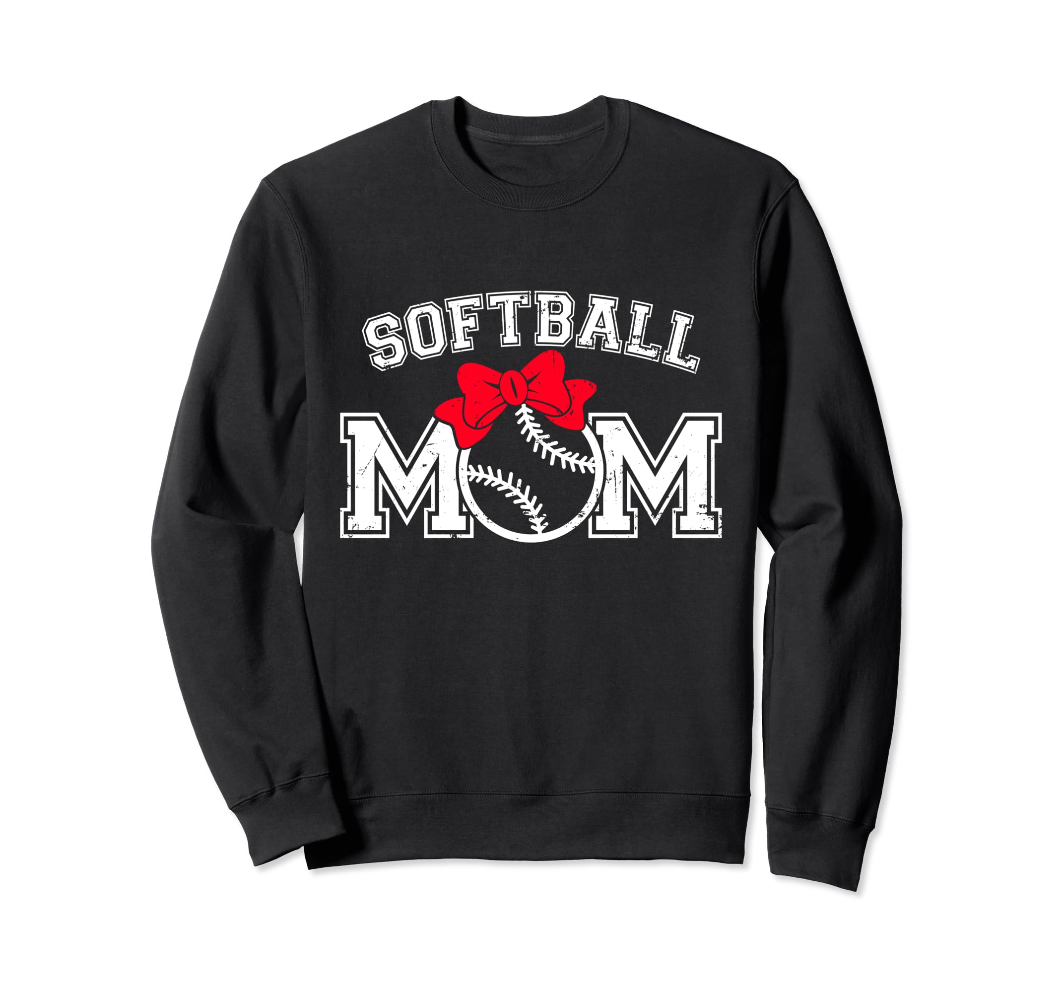 Softball Mom Baseball Love Softball Sweatshirt - Graphic Print Unisex - T-Shirt, Sweatshirt, Hoodie