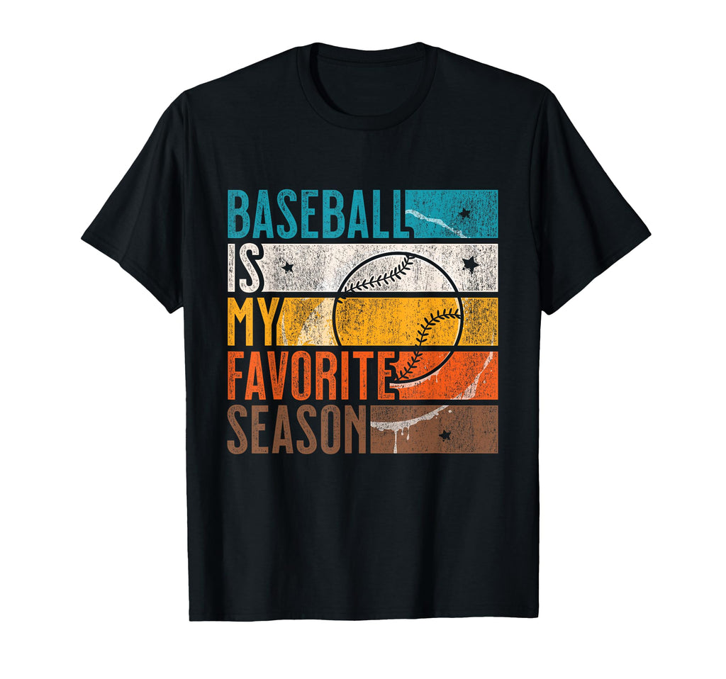 Distressed Baseball Is My Favorite T-Shirt - Novelty Apparel Men Women - T-Shirt, Sweatshirt, Hoodie