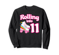 Skate Party 11Th Birthday Roller Sweatshirt - Novelty Apparel Unisex - T-Shirt, Sweatshirt, Hoodie