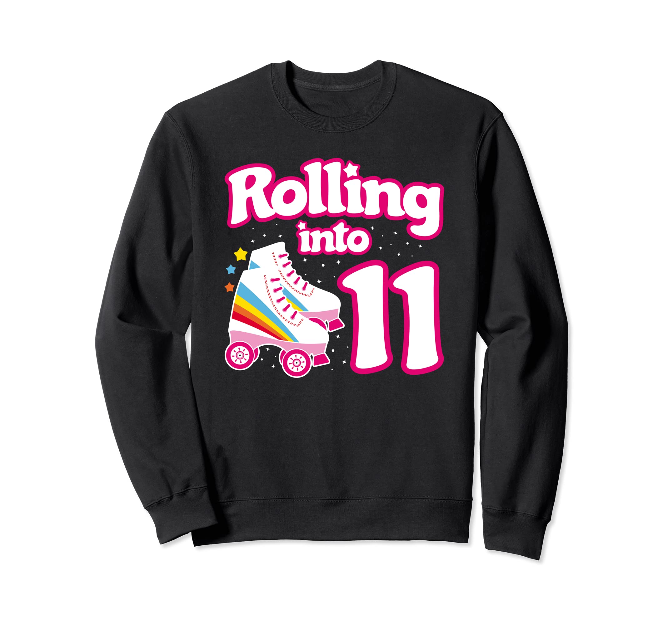 Skate Party 11Th Birthday Roller Sweatshirt - Novelty Apparel Unisex - T-Shirt, Sweatshirt, Hoodie