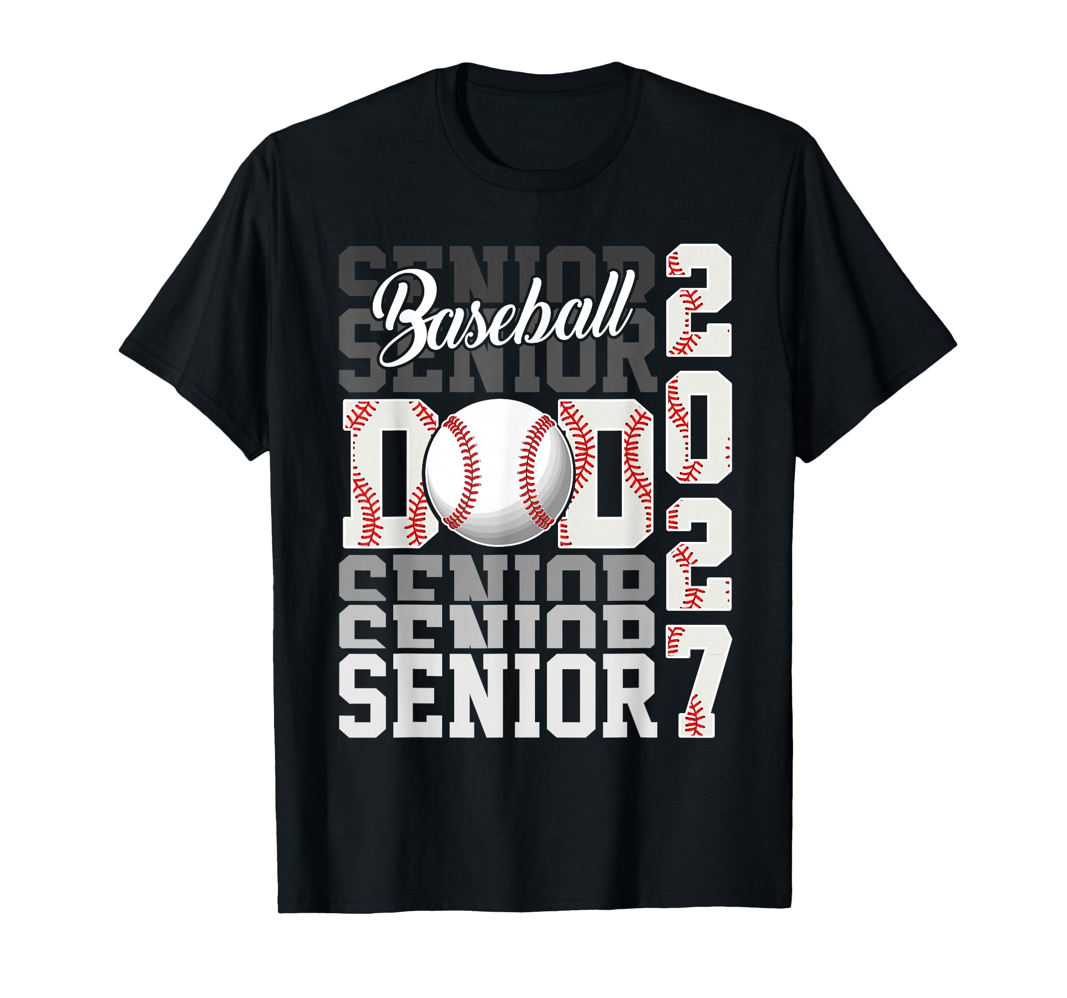 Senior 2027 Baseball Dad Proud Family T-Shirt - Unique Graphic for Adults - T-Shirt, Sweatshirt, Hoodie