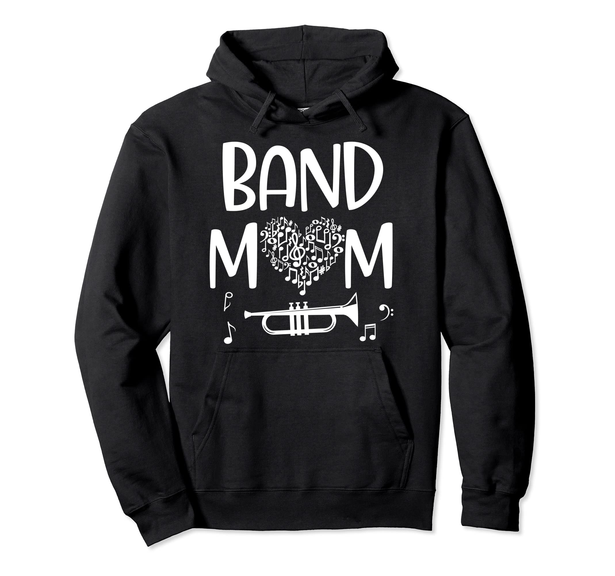 Proud Trumpet Player Parent Band Mom Hoodie - Aesthetic Graphic Unisex - T-Shirt, Sweatshirt, Hoodie