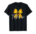 Tigers Softball Coquette Bow T-Shirt - Minimalist Print for Adults - T-Shirt, Sweatshirt, Hoodie