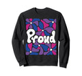 Proud Bisexual Pride Boho Flowers Sweatshirt - Unique Graphic Men Women - T-Shirt, Sweatshirt, Hoodie