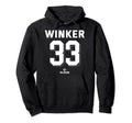 Jesse Winker 33 Cincinnati Ohio Hoodie - Novelty Apparel for Adults - T-Shirt, Sweatshirt, Hoodie