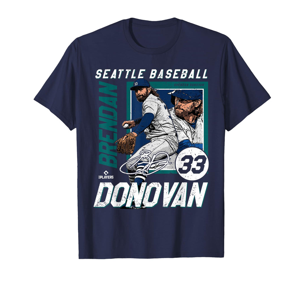 Brendan Donovan Seattle Baseball Players T-Shirt - Custom Art Print Unisex - T-Shirt, Sweatshirt, Hoodie