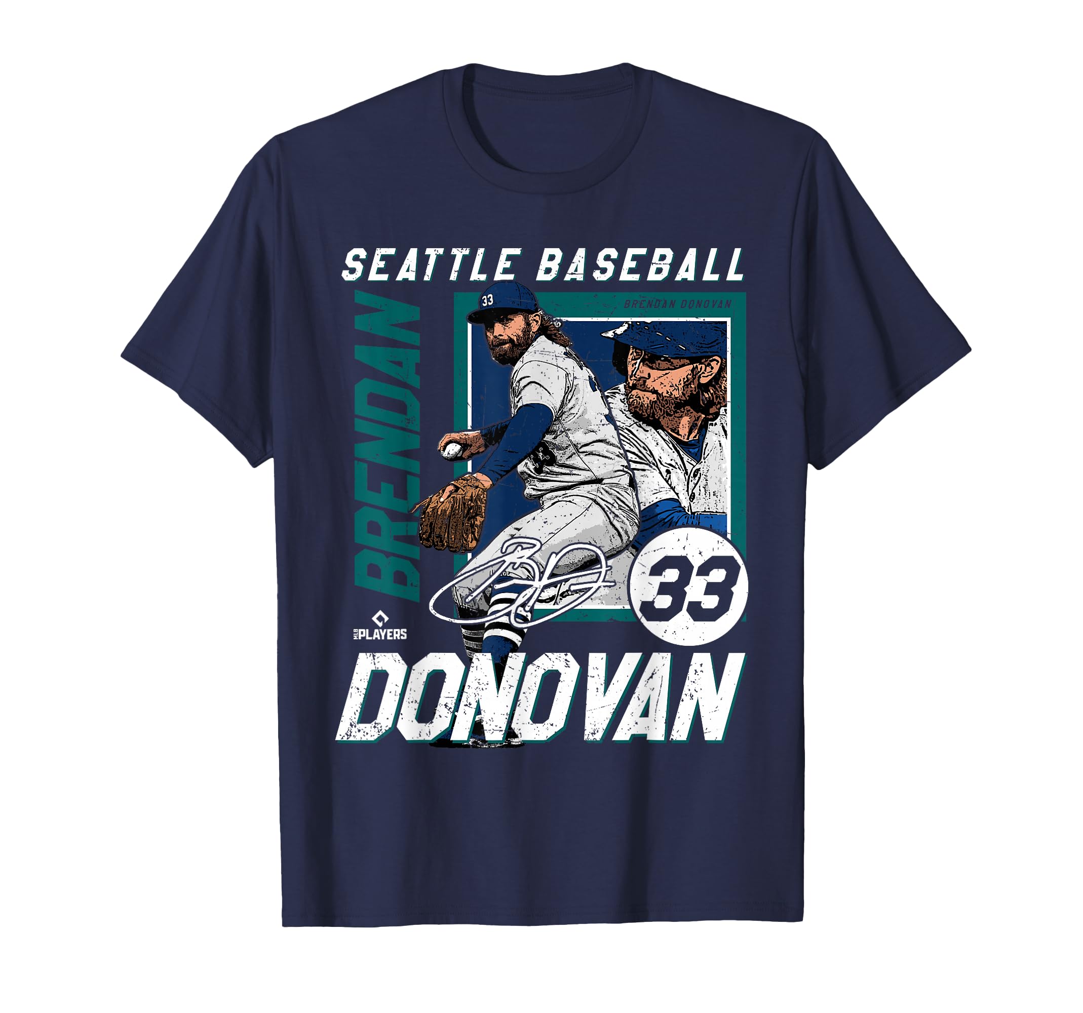 Brendan Donovan Seattle Baseball Players T-Shirt - Custom Art Print Unisex - T-Shirt, Sweatshirt, Hoodie