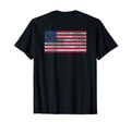 Betsy Ross Distressed Grunge Flag Back T-Shirt - Streetwear Style Men Women - T-Shirt, Sweatshirt, Hoodie