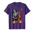 Skeleton Playing Guitar Rock And Roll T-Shirt - Aesthetic Graphic Unisex - T-Shirt, Sweatshirt, Hoodie