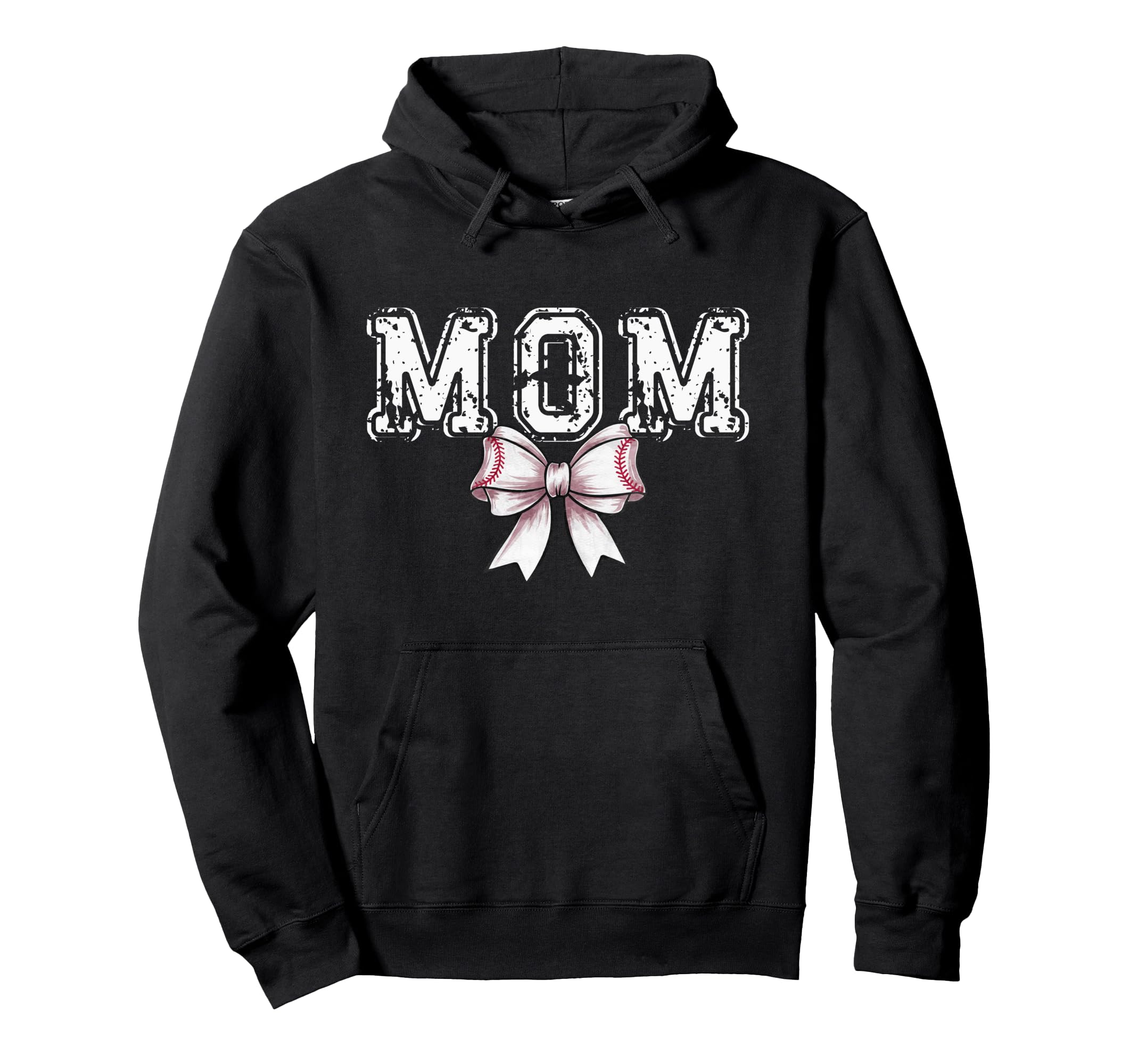 Coquette Baseball Mom Spirit Hoodie - Minimalist Print for Adults - T-Shirt, Sweatshirt, Hoodie