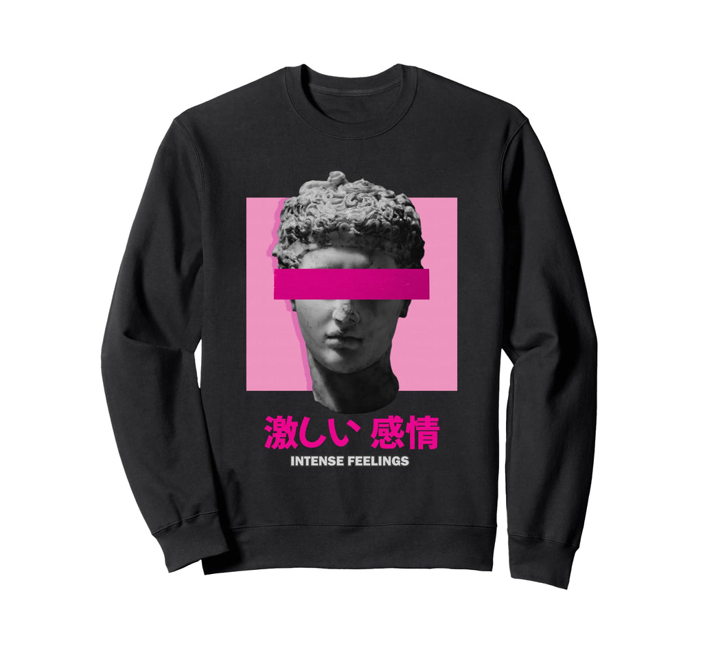 Intense Feelings Japanese Sweatshirt - Aesthetic Graphic for Adults - T-Shirt, Sweatshirt, Hoodie