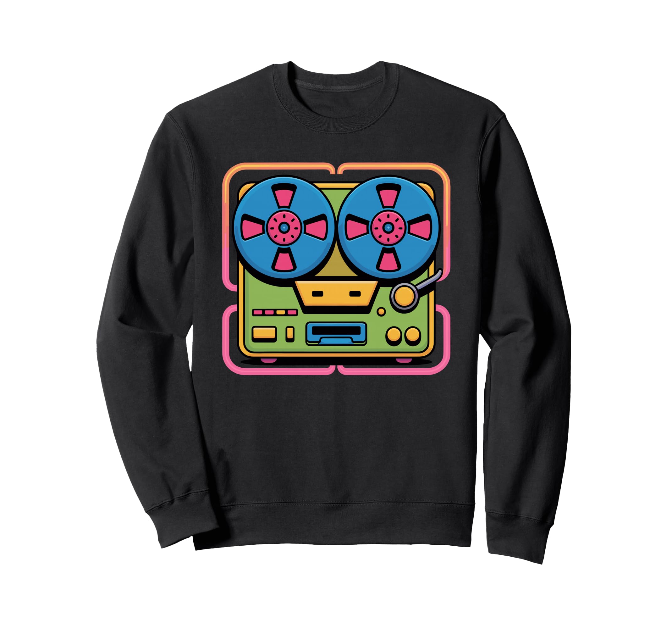 Cassette Tape Old School Hip Hop Sweatshirt - Graphic Print Unisex - T-Shirt, Sweatshirt, Hoodie