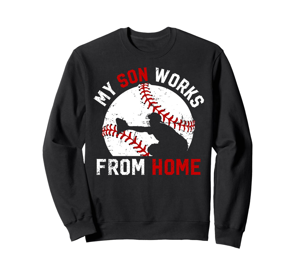 Baseball Catcher Mom Funny Sweatshirt - Minimalist Print Men Women - T-Shirt, Sweatshirt, Hoodie