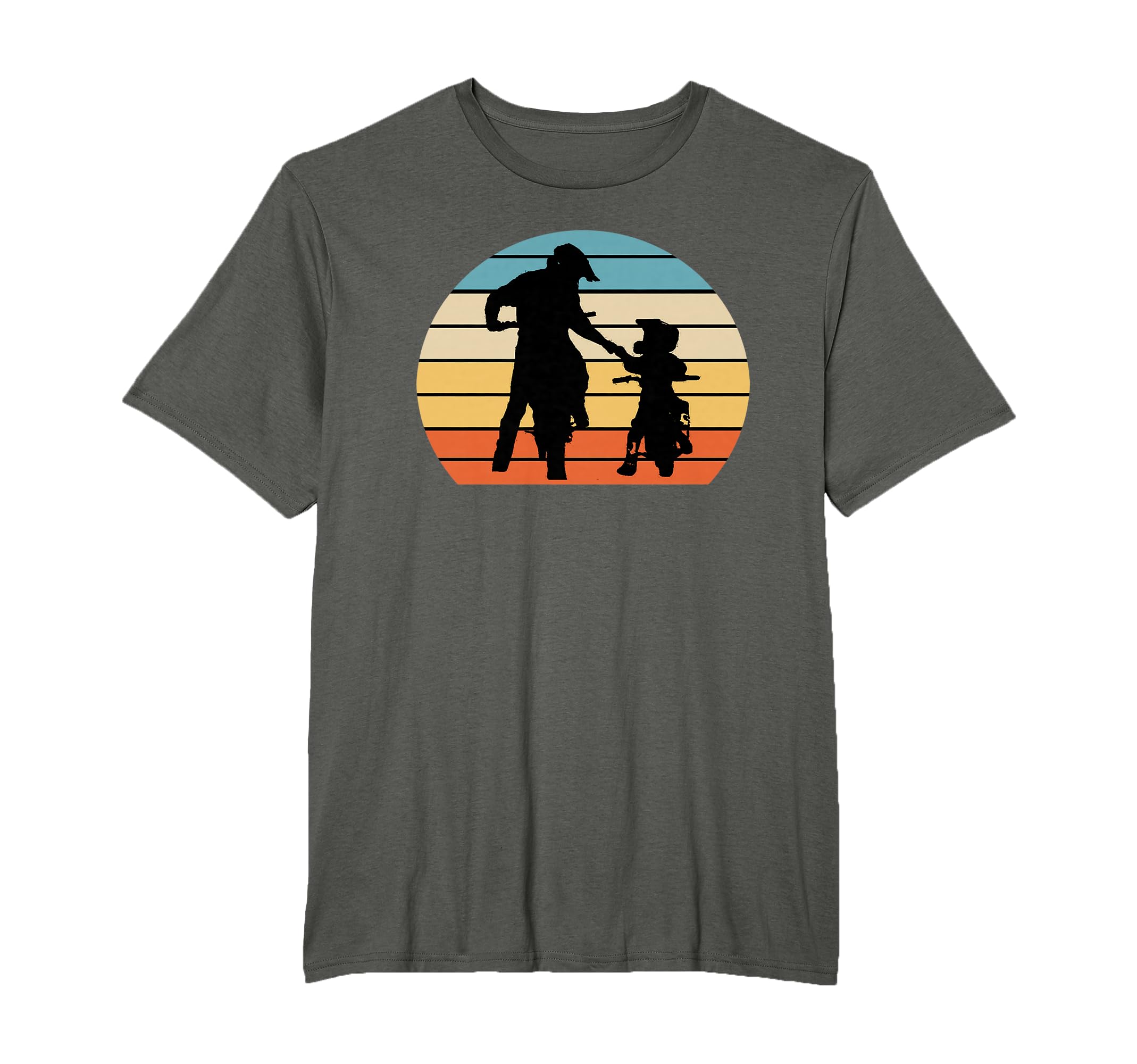 Father And Son Braaap Motocross Off T-Shirt - Custom Art Print Men Women - T-Shirt, Sweatshirt, Hoodie
