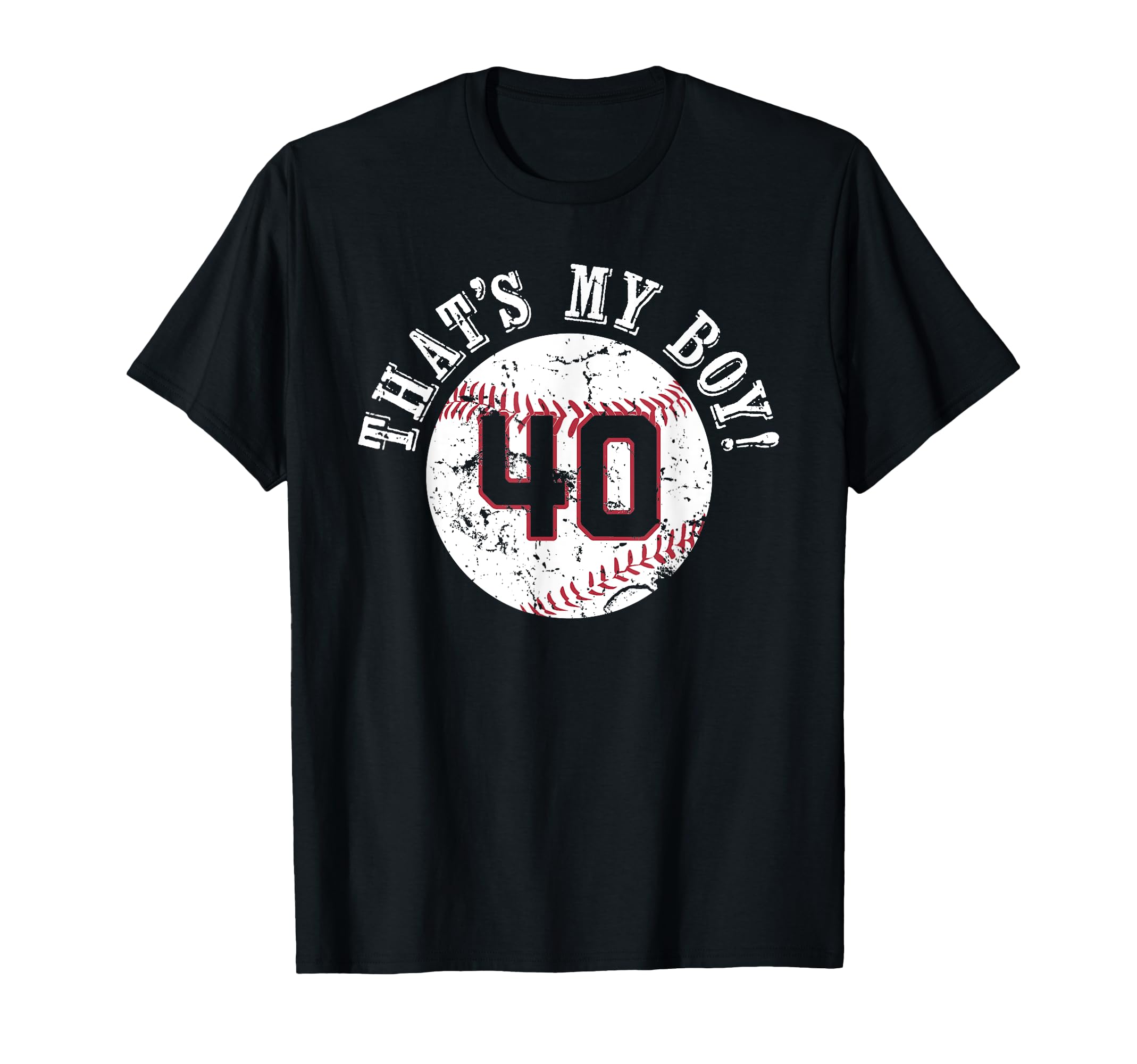 Unique Thats My 40 Baseball Player T-Shirt - Minimalist Print for Adults - T-Shirt, Sweatshirt, Hoodie