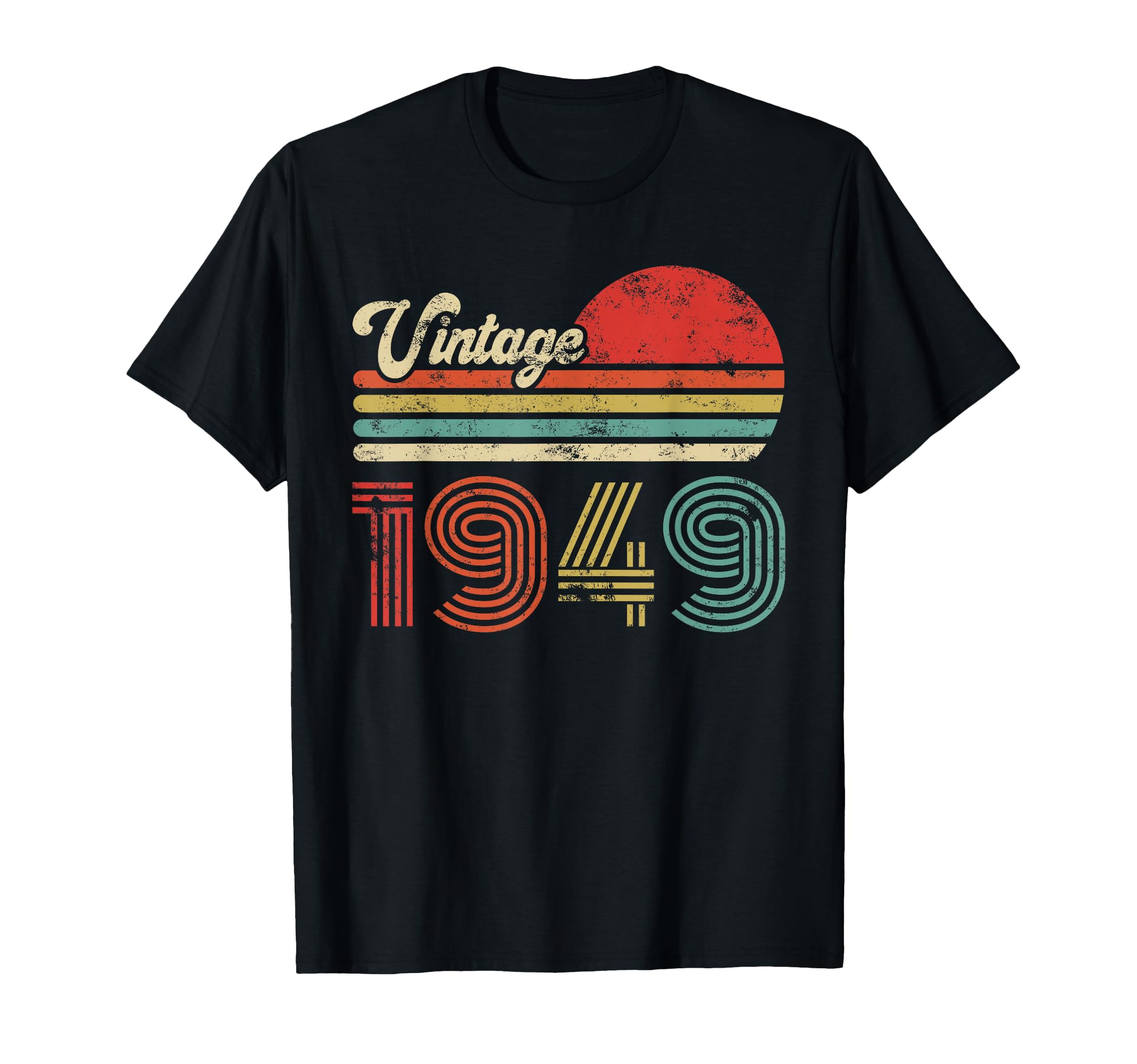 1949 77Th Birthday Gift Born 1949 T-Shirt - Aesthetic Graphic Men Women - T-Shirt, Sweatshirt, Hoodie