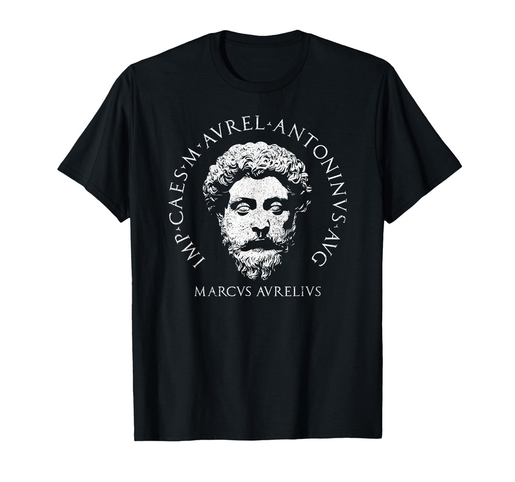 Stoicism Philosopher King Marcus T-Shirt - Casual Everyday Wear for Adults - T-Shirt, Sweatshirt, Hoodie