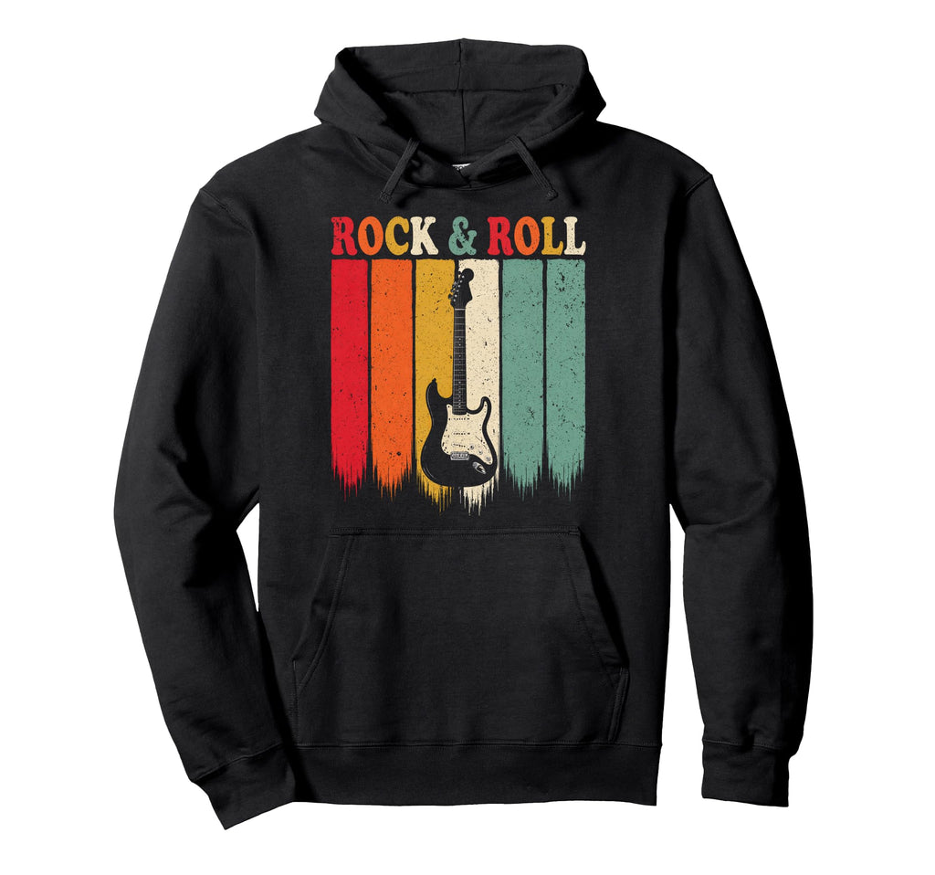 Rock And Roll Electric Guitar Rock Music Hoodie - Streetwear Style Unisex - T-Shirt, Sweatshirt, Hoodie