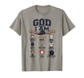 God Says I Am Baseball Christian T-Shirt - Fun Novelty Design for Adults - T-Shirt, Sweatshirt, Hoodie