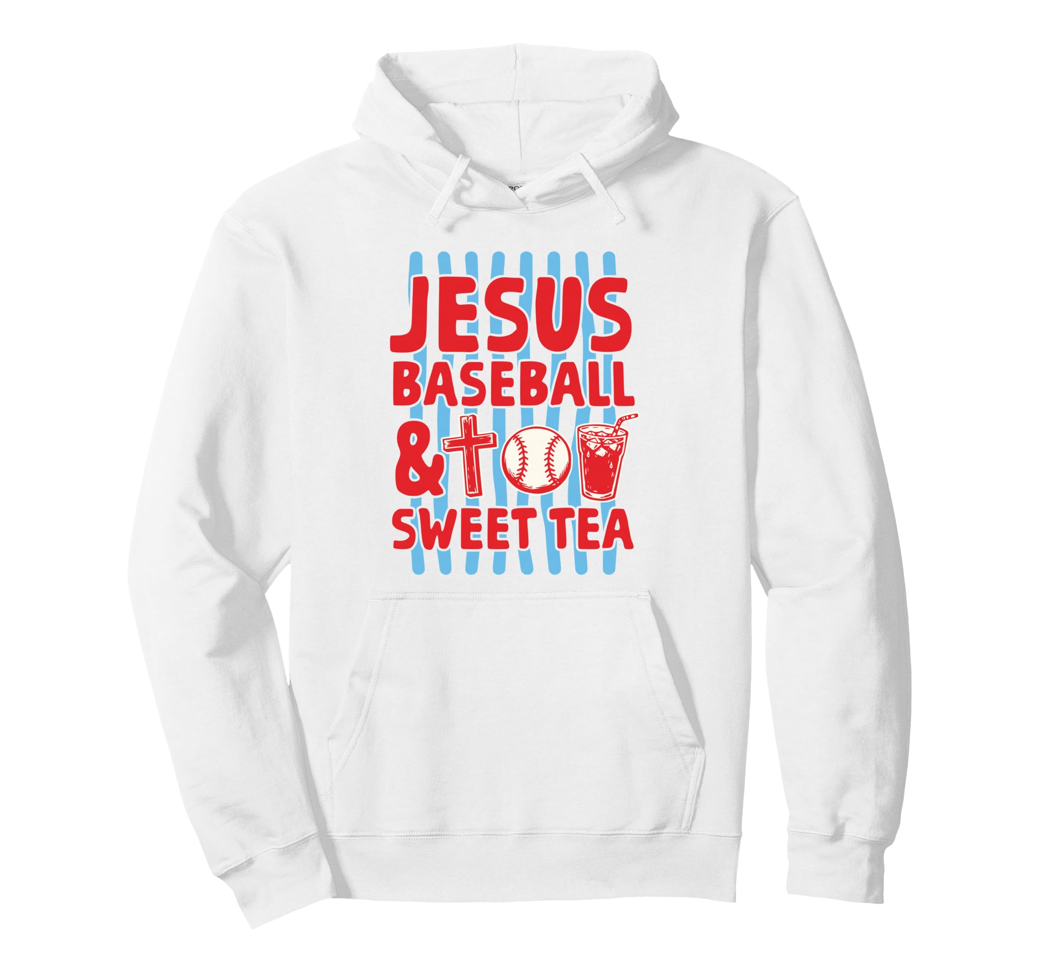 Jesus Baseball And Sweet Tea Christian Hoodie - Streetwear Style Men Women - T-Shirt, Sweatshirt, Hoodie